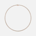 Graduated Emerald Tennis Necklace