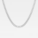 Graduated Emerald Tennis Necklace