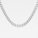 Graduated Emerald Tennis Necklace