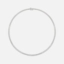 Graduated Emerald Tennis Necklace