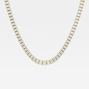 Graduated Emerald Tennis Necklace