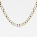 Graduated Emerald Tennis Necklace