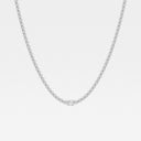 Single Station Emerald Tennis Necklace