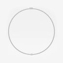 Single Station Oval Tennis Necklace