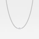 Single Station Marquise Tennis Necklace