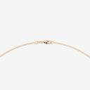 Oval Solitaire Pendant with Omega Chain