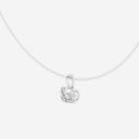Oval Solitaire Pendant with Omega Chain