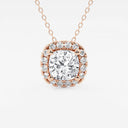 Cushion Halo Pendant