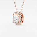 Cushion Halo Pendant