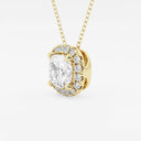 Cushion Halo Pendant