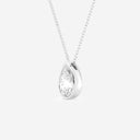 Bezel Set Pear Solitaire Pendant