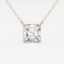 Asscher Solitaire Pendant