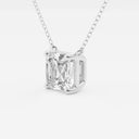 Asscher Solitaire Pendant