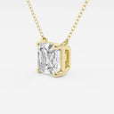 Asscher Solitaire Pendant