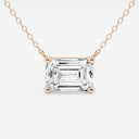 Emerald Solitaire Pendant