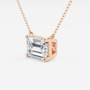Emerald Solitaire Pendant