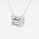 Emerald Solitaire Pendant