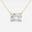 Emerald Solitaire Pendant