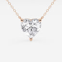 Heart Solitaire Pendant