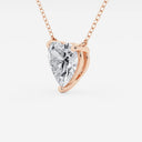 Heart Solitaire Pendant