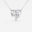 Heart Solitaire Pendant