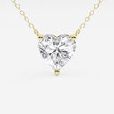 Heart Solitaire Pendant