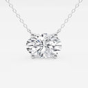 Oval Solitaire Pendant