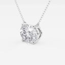 Oval Solitaire Pendant