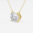 Oval Solitaire Pendant