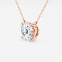 Round Solitaire Pendant