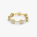 Clover Diamond Eternity Band