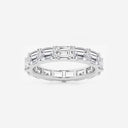 East-West Emerald Eternity Band