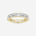 East-West Emerald Eternity Band