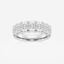Seven Stone Radiant Wedding Band