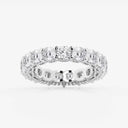Cushion Eternity Band with Side Stone Accents