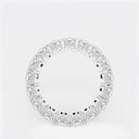 Cushion Eternity Band with Side Stone Accents