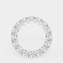 Round Eternity Band with Side Stone Accents