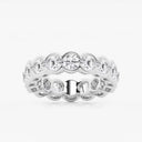 Half Bezel Round Eternity Band