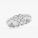 Half Bezel Round Eternity Band