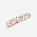 Shared Prong Round Eternity Band