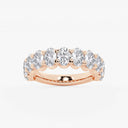 Eleven Stone Oval Wedding Band