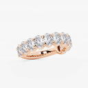 Eleven Stone Oval Wedding Band