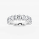 Eleven Stone Oval Wedding Band