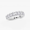 Eleven Stone Oval Wedding Band