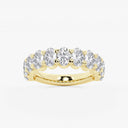 Eleven Stone Oval Wedding Band