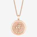 Sagittarius Zodiac Medallion with Diamond Frame