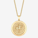 Sagittarius Zodiac Medallion with Diamond Frame