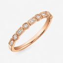 Baguette & Round Diamond Ring