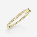 Pear and Round Bezel Bangle