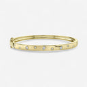 Pear and Round Bezel Bangle